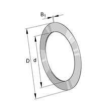 Ralla Assiale AS80105-HLA INA 80x105x1