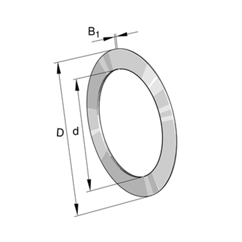 Ralla Assiale AS7095 INA 70x95x1