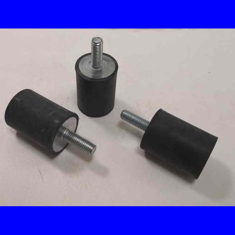 Antivibrante Cilindrico 25x10-M6 Piede-Maschio Antivibrante Cilindrico 25x10-M6 Piede-Maschio