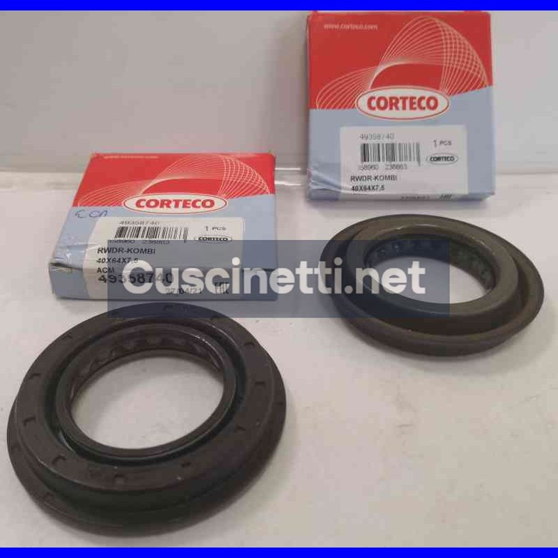 49358740 CORTECO 40x64x7,5 RWDR-KOMBI ACM Paraolio