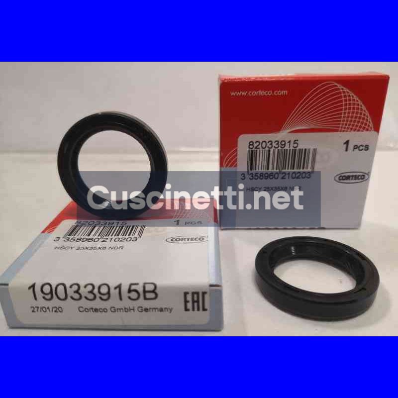 19033915B CORTECO 25x35x6 HSCY NBR Paraolio 19033915B CORTECO 25x35x6 HSCY NBR Paraolio