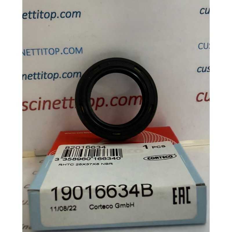 19016634B CORTECO 25x37x8 RHTC NBR Paraolio 19016634B3,91 €