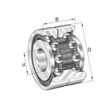 ZKLN2557-2RS-XL INA 25x57x28