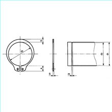ANELLO SEEGER E 35